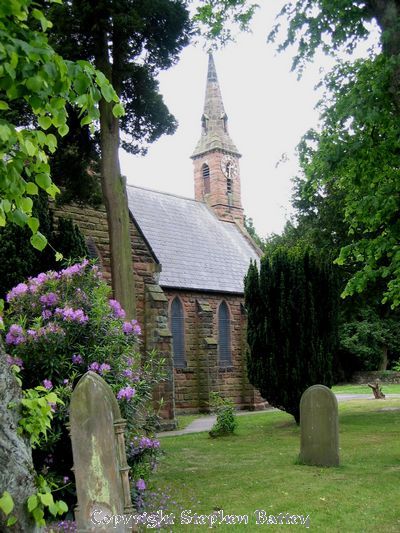 The grounds of Christ Church in Yardley Wood