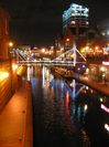 The canalside of the ICC in Birmingham