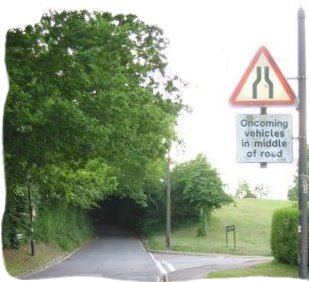 Photo: example of a country lane